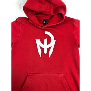 Adidas Patrick Mahomes Gladiator Mask Red Hoodie Small